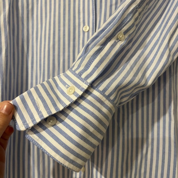 Zara Striped Oxford Button Down - Picture 3 of 4